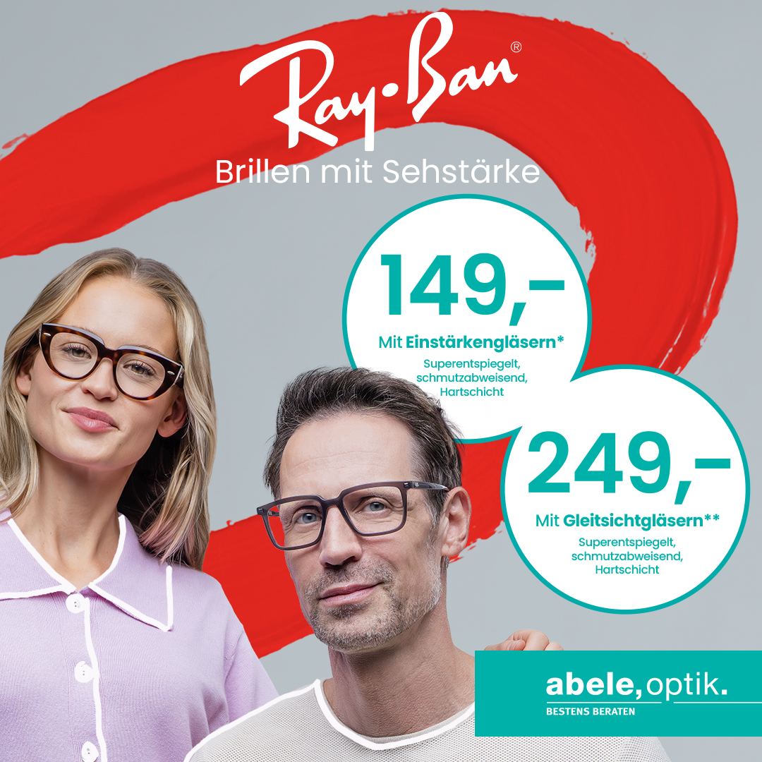 Ray Ban Brille inklusive Sehstärke